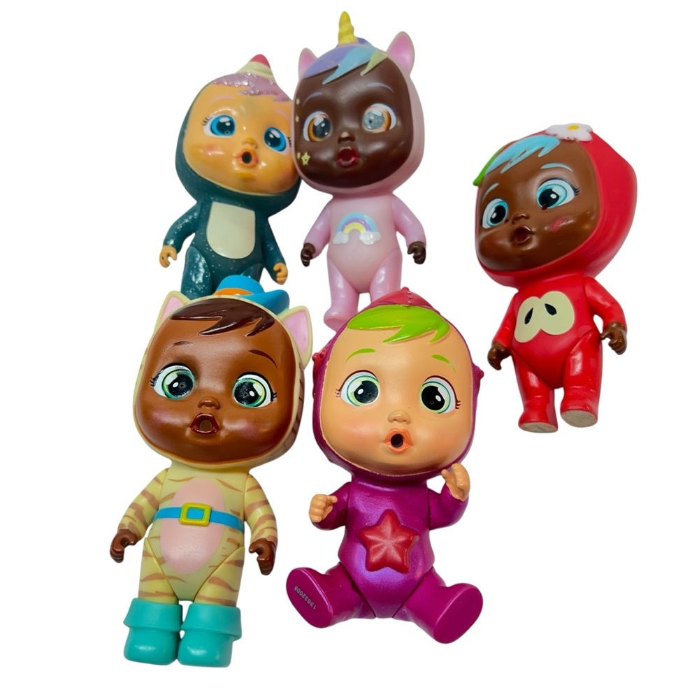 IMC Toys 5” Cry Babies Magic Tears Doll Lot of 5